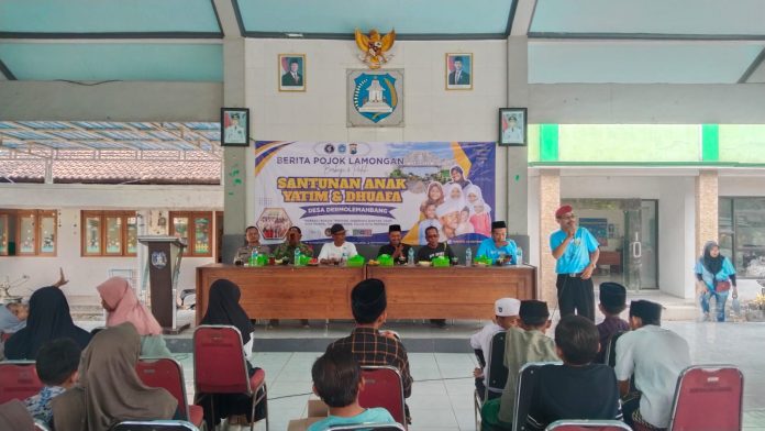 Dokumentasi Kegitan bagi bagi anak yatim oleh tim BPL dan Camat Sarirejo